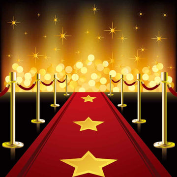 Red Carpet Backdrops Gold Glitter Backdrop Steps Background